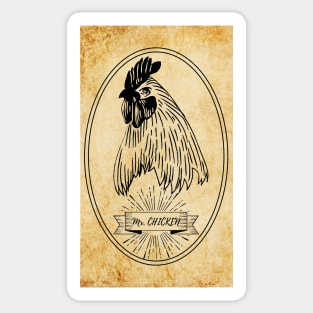 Vintage Chicken Sticker